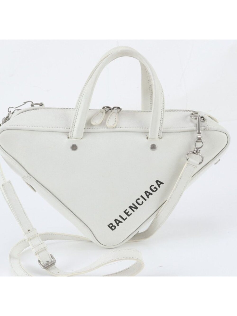 Balenciaga Triangle Duffle Leather 2-Way Shoulder Bag Crossbody